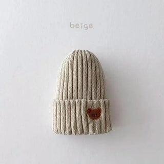 Teddy Bear Embroidered Winter Beanie Hat - RYAN AND REMI