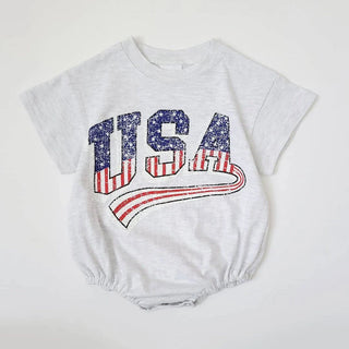 Grunge Style USA Bodysuit - RYAN AND REMI