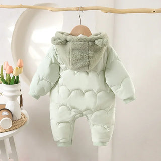 Quilted Hooded Jumpsuit Outerwear