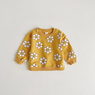 Long Sleeve Sunflower Sweater - RYAN AND REMI