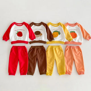 Contrast Fruit Jogger Set - RYAN AND REMI