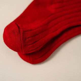 Christmas Velvet Bow Socks