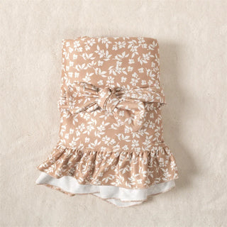 Baby Ruffle Swaddle Blanket