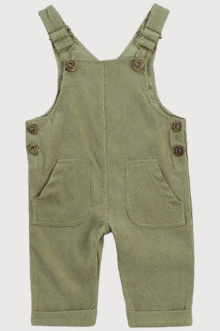 Double Pocket Fall Corduroy Romper Jumpsuit Overalls - RYAN AND REMI